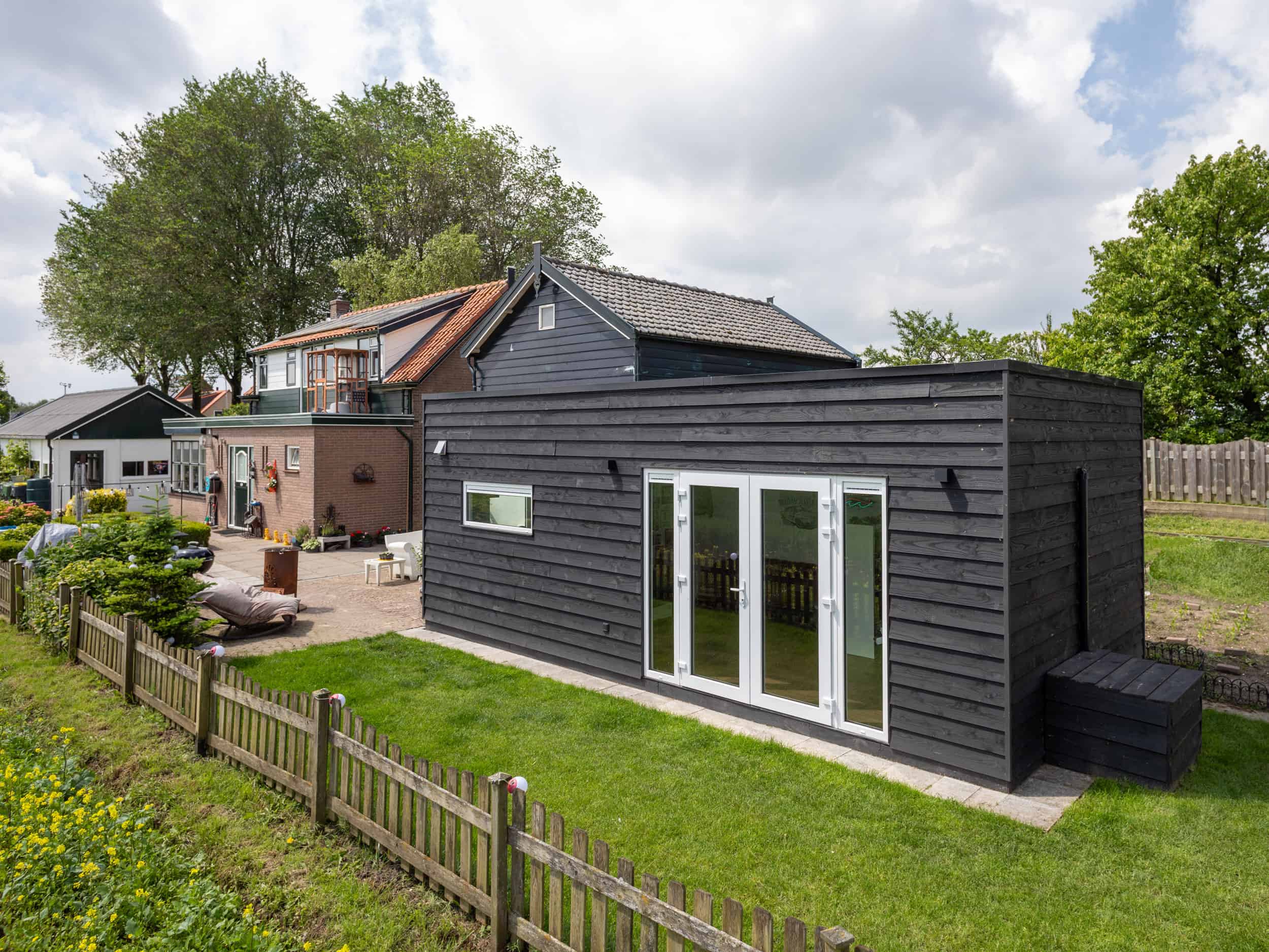 Prefab Chalet Met Uitzicht Op De Natuur